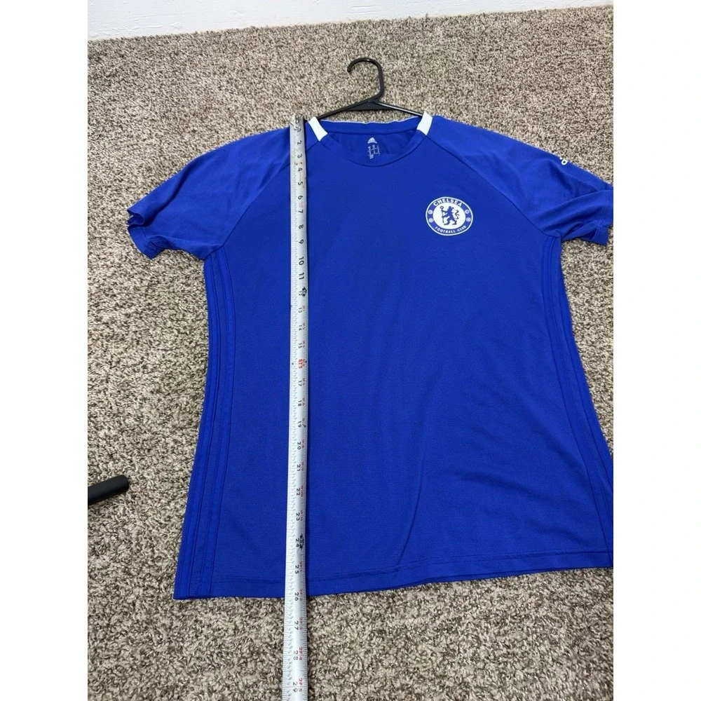 Adidas Chelsea FC Training Shirt Men's M Blue 2016-17 Football Soccer Jersey Top